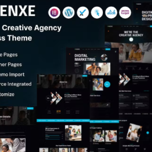 Agenxe - Creative Agency WordPress Theme